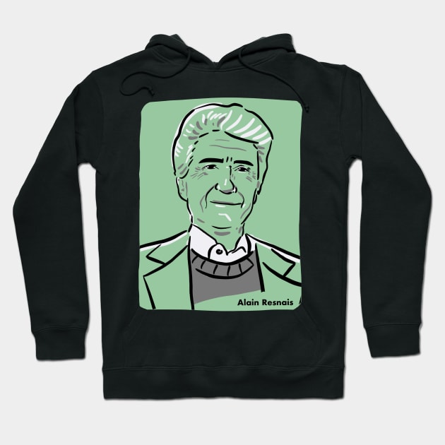 Alain Resnais Hoodie by realisateur